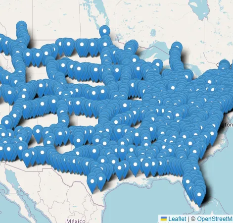 Find Rest Areas on Interstate Highways